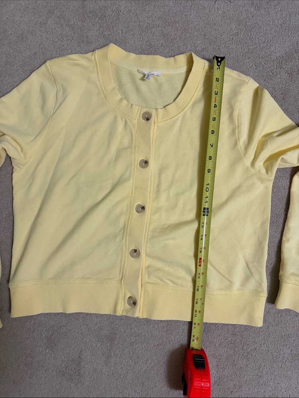 Maurices Yellow Button-Front Cardigan - Picture 5 of 5